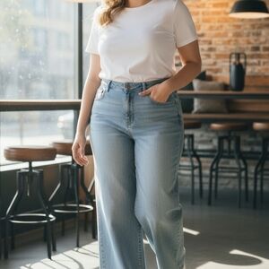 Torrid Blue Flare & Wide Leg Jeans Women's